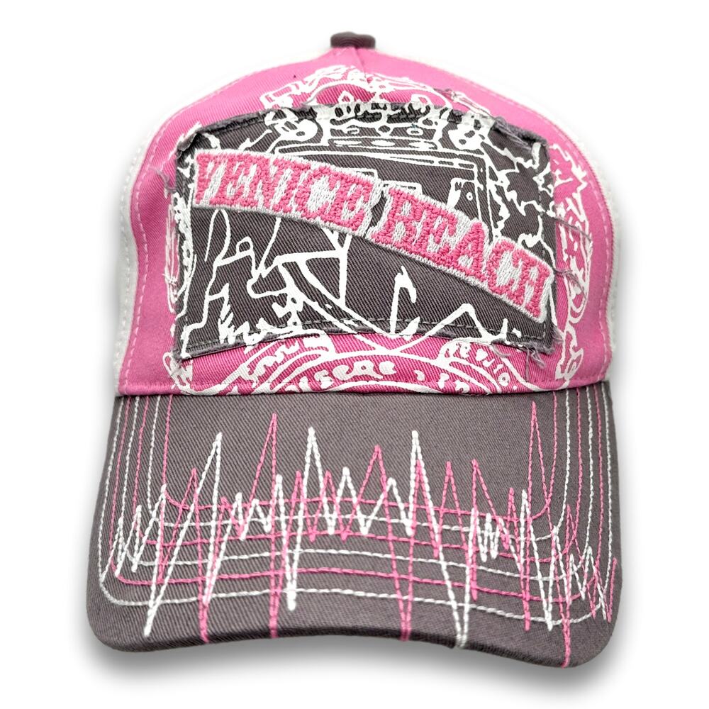 California Cities Vintage Style Baseball Cap Venice Beach LA Hollywood San Diego